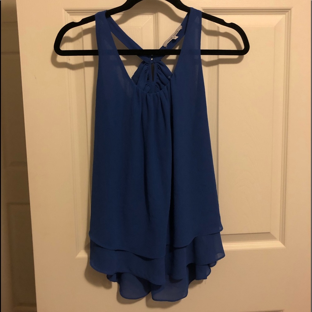 Flowy ruffle tank